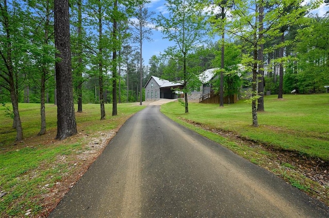 view of road