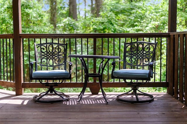 152 Ita Hina Trl, Broken Bow, OK 74728 - view of wooden deck