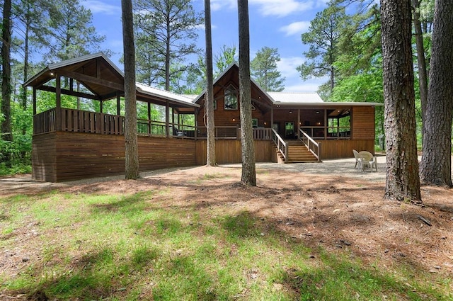 152 Ita Hina Trl, Broken Bow, OK 74728 - view of rear view of house