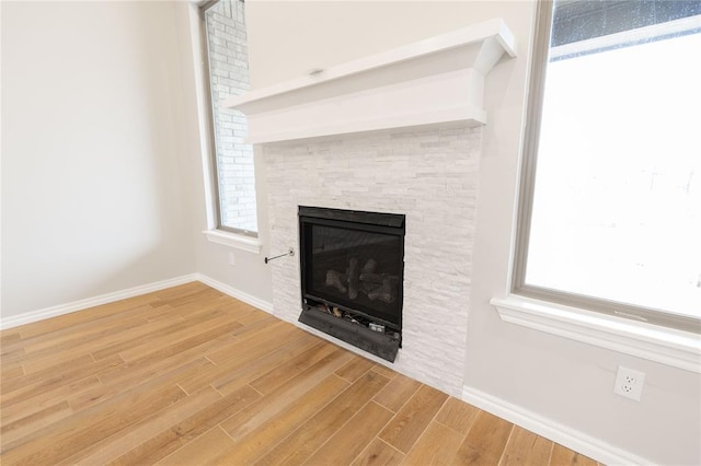 room details featuring hardwood / wood-style floors