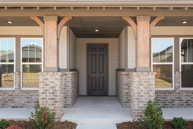 13268 Sawtooth Oak Rd, Choctaw, OK 73020 - property entrance with a porch