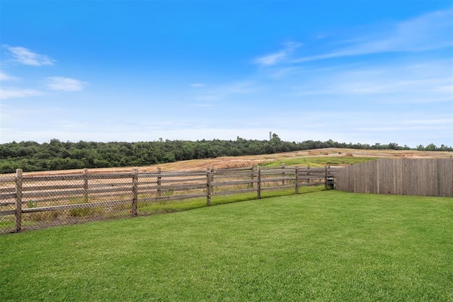 13268 Sawtooth Oak Rd, Choctaw, OK 73020 - fenced backyard featuring a view of rural / pastoral area