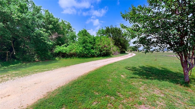 view of road