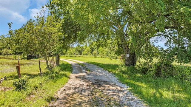 view of road