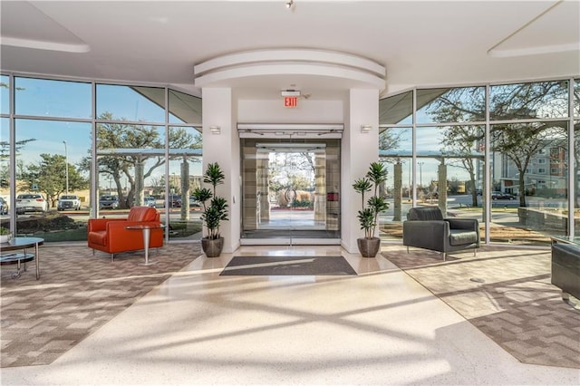 view of community lobby