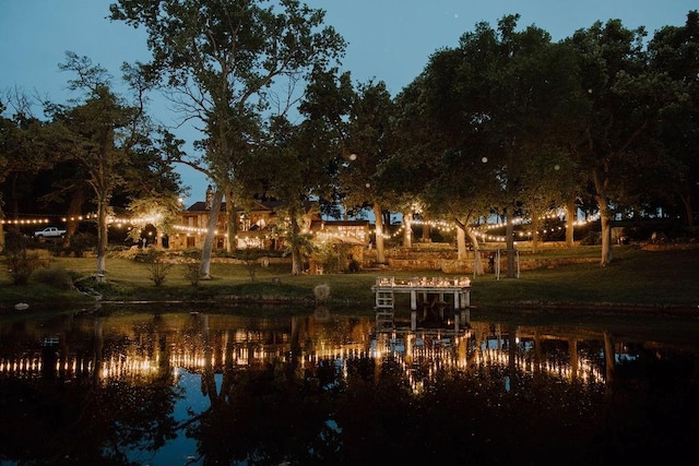 view of water feature