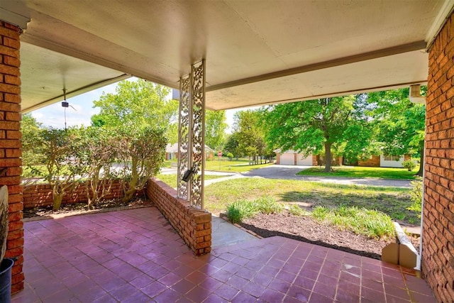 view of patio