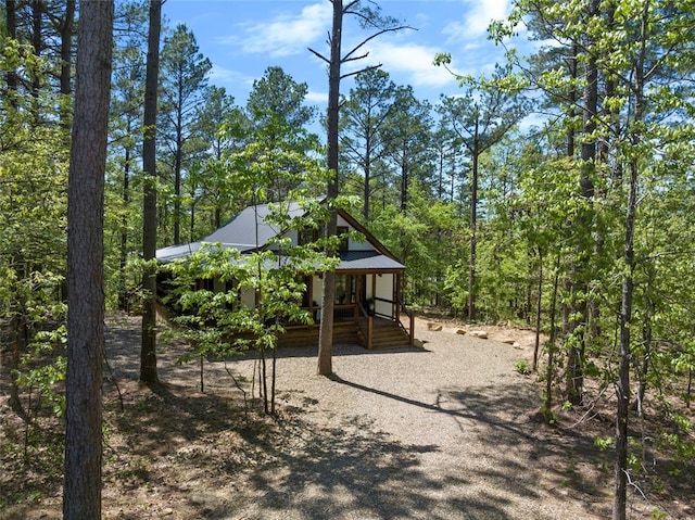 view of jungle gym