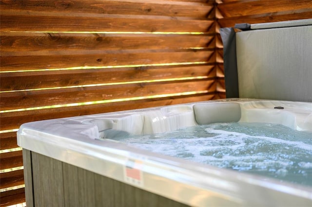 room details with a hot tub