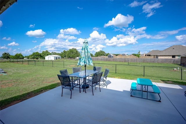 view of patio