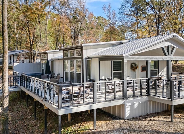 view of rear view of property