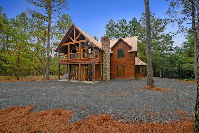 view of front of house featuring a patio area