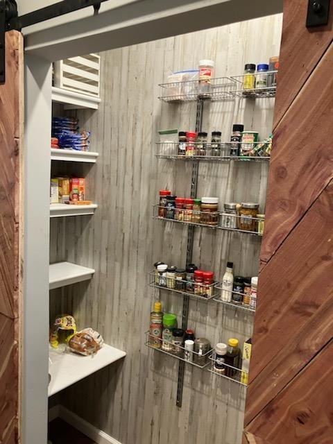 view of pantry