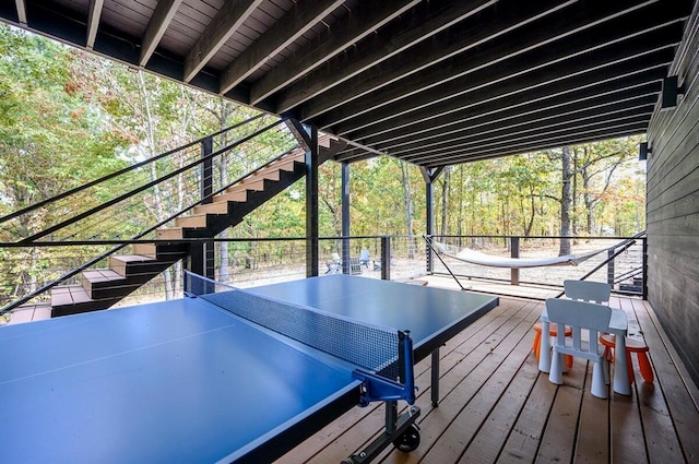 45 Pecan Trace Trl, Broken Bow, OK 74728 - view of wooden terrace