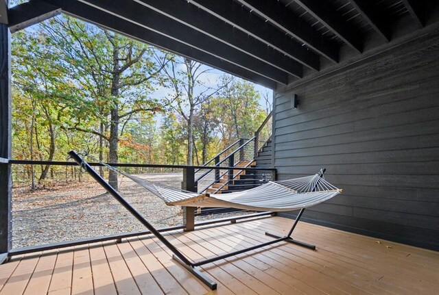 45 Pecan Trace Trl, Broken Bow, OK 74728 - view of deck