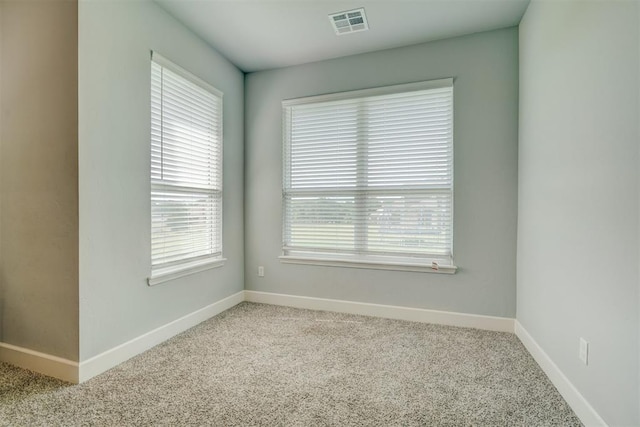 spare room featuring carpet floors