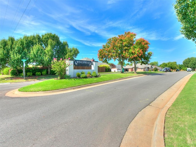 view of road