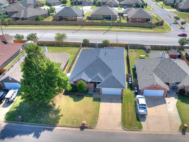 9500 S Brookline Ave, Oklahoma City, OK 73159 - birds eye view of property with a residential view