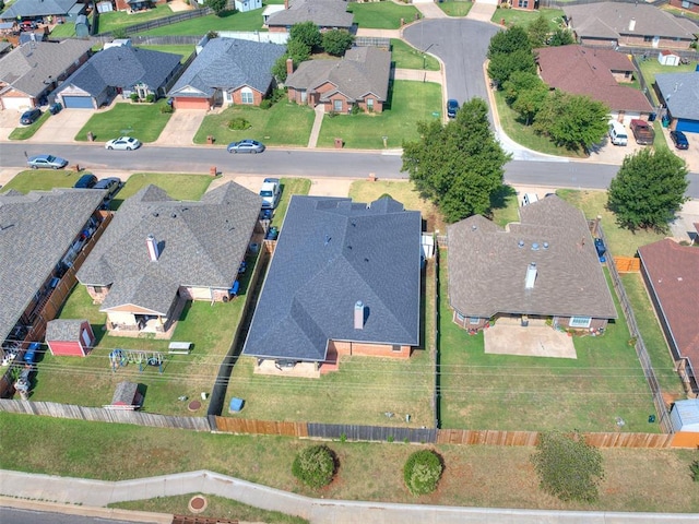 9500 S Brookline Ave, Oklahoma City, OK 73159 - bird's eye view with a residential view