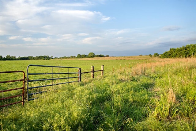 exterior space featuring a rural view