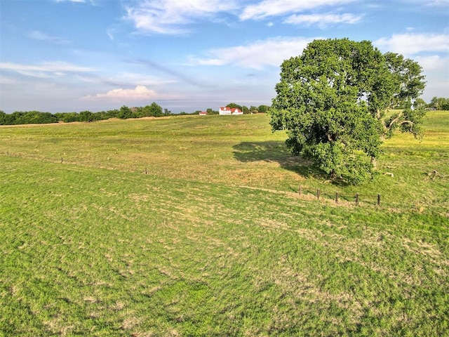 view of landscape featuring a rural view