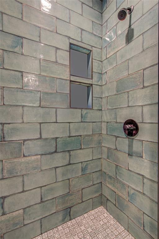 bathroom with walk in shower