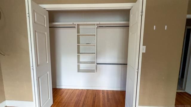 view of closet