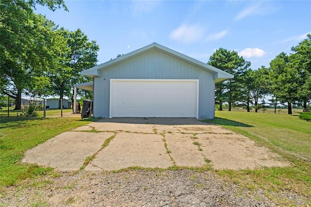 422502 E 1100th Rd, Checotah, OK 74426 - view of detached garage