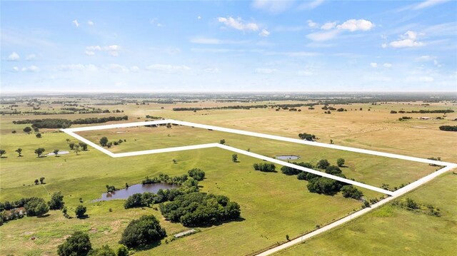 422502 E 1100th Rd, Checotah, OK 74426 - view of rural area with agricultural land and property parcel outlined