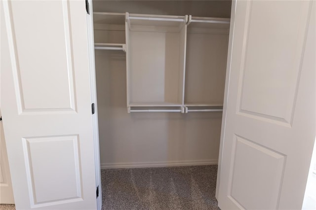 view of closet