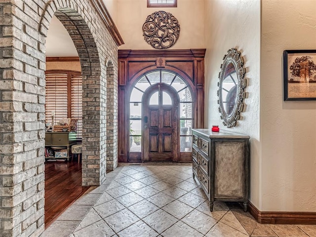 view of entrance foyer