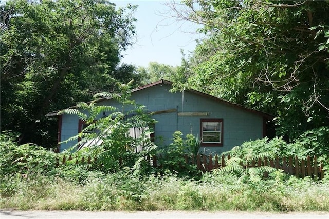 view of side of property