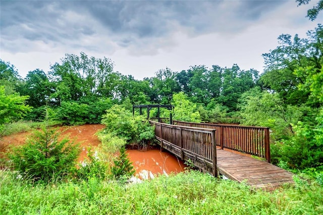 344586 E 860th Rd, Chandler, OK 74834 - view of yard featuring a deck