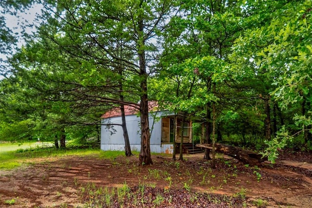 344586 E 860th Rd, Chandler, OK 74834 - view of yard with an outbuilding
