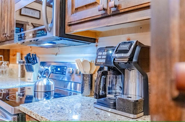 kitchen featuring electric range