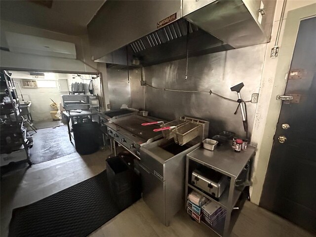 interior space with concrete flooring