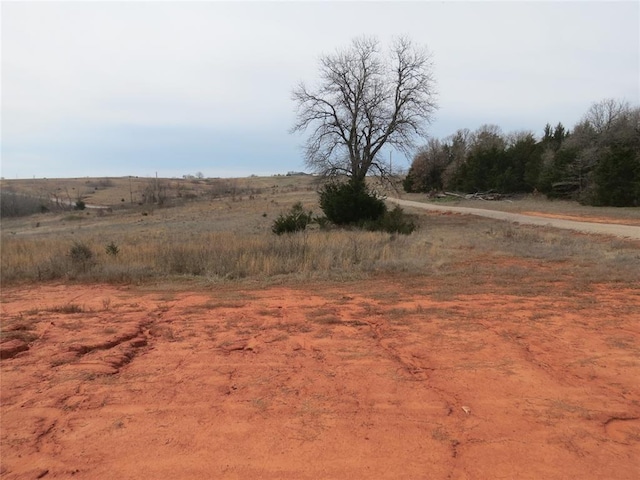 view of landscape with a rural view