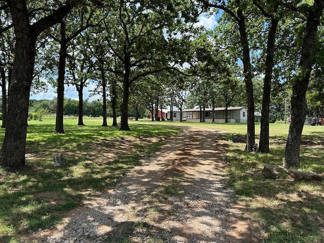 355650 E 990th Rd, Prague, OK 74864 - surrounding community featuring a lawn and driveway