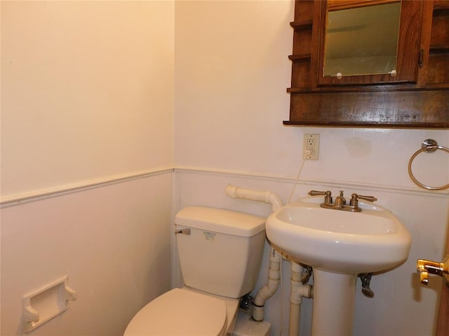 bathroom with toilet