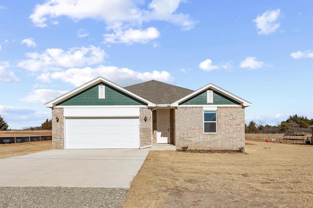 craftsman-style house featuring a garage