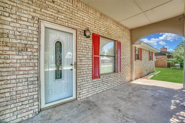 view of property entrance