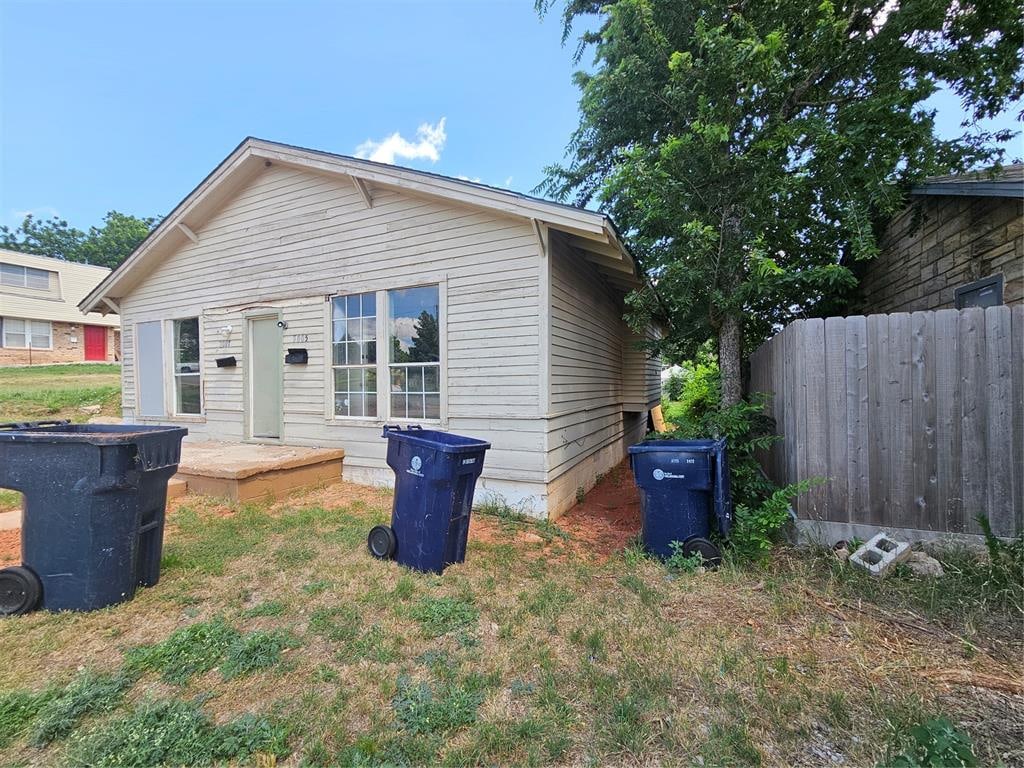 view of back of house