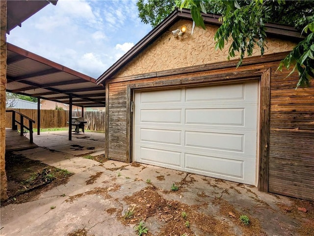 315 W Filmore St, Mangum, OK 73554 - view of garage