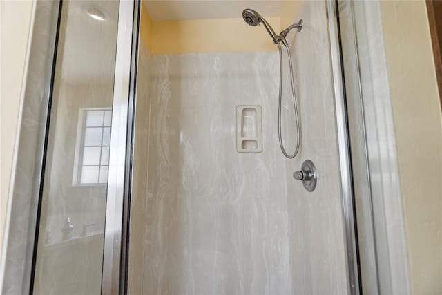 bathroom with walk in shower