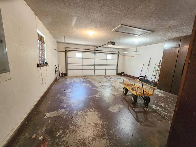 1116 Reid Cir, Seminole, OK 74868 - garage with baseboards and a garage door opener