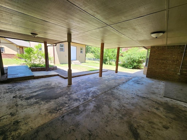 1116 Reid Cir, Seminole, OK 74868 - view of patio / terrace featuring an outdoor structure and entry steps