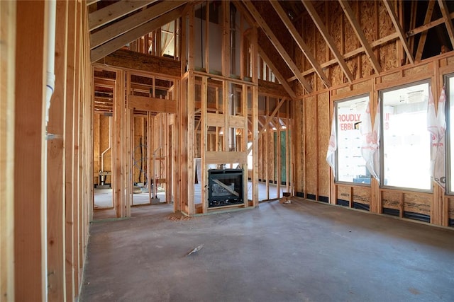 miscellaneous room with concrete floors