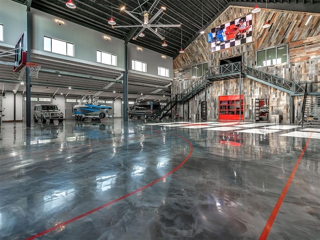 view of basketball court