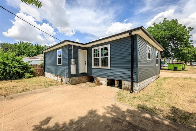 view of manufactured / mobile home