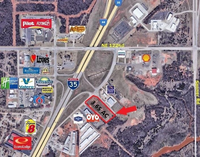 N I-35 Service Rd, Oklahoma City OK, 73116 land for sale